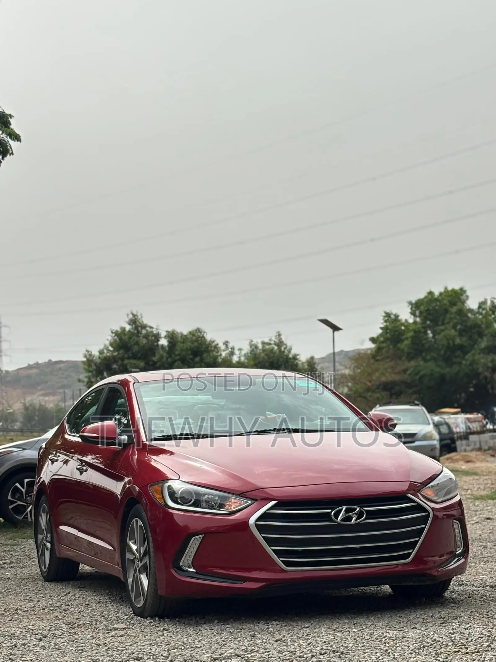 Hyundai Elantra Limited Sedan FWD (2.0L 4cyl 6A) 2017 Burgundy