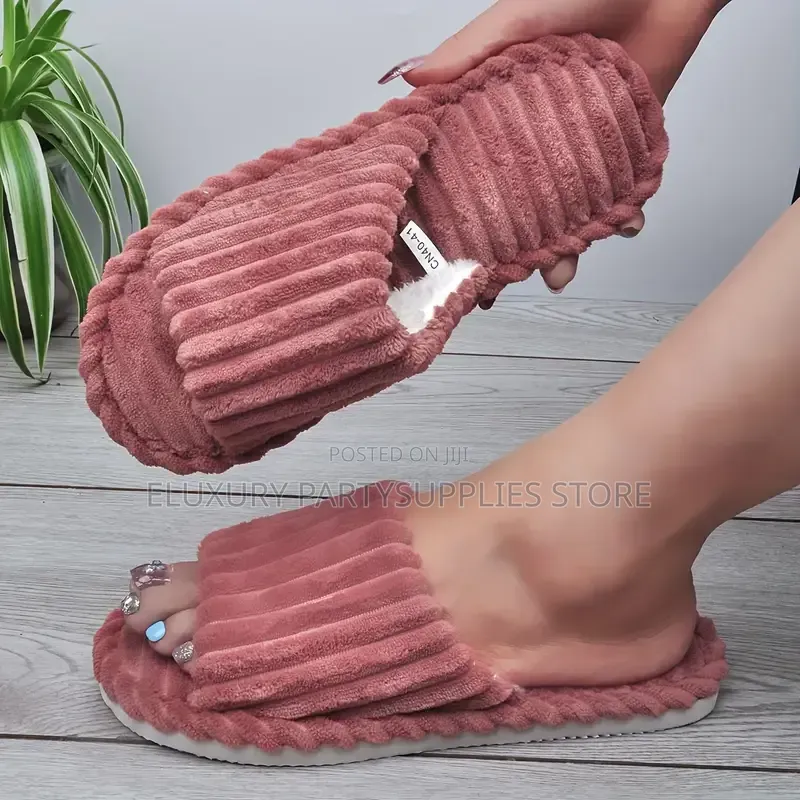 Cute Stripe Room Slippers