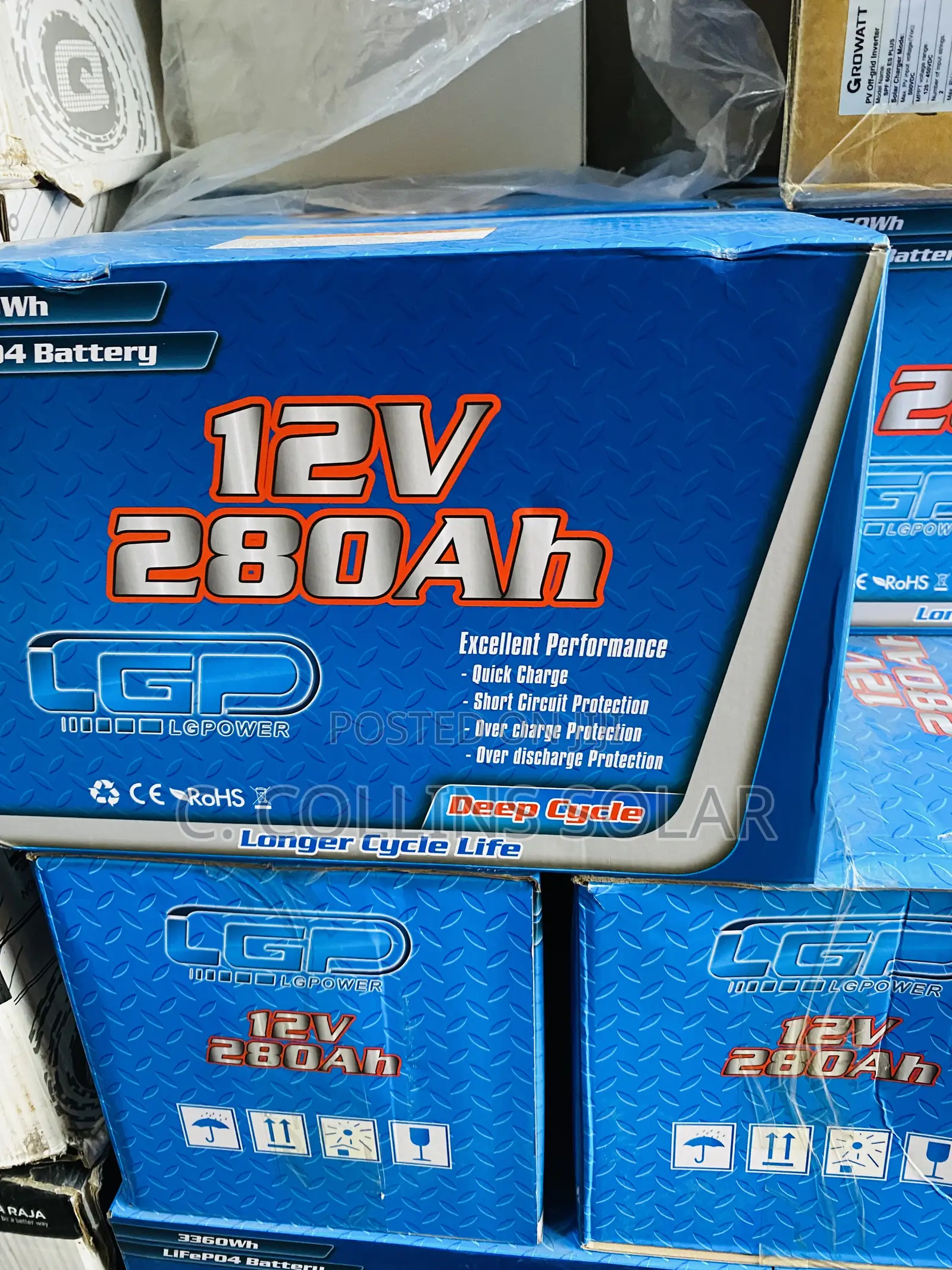 280ah 12volts LGP Lithium Battery