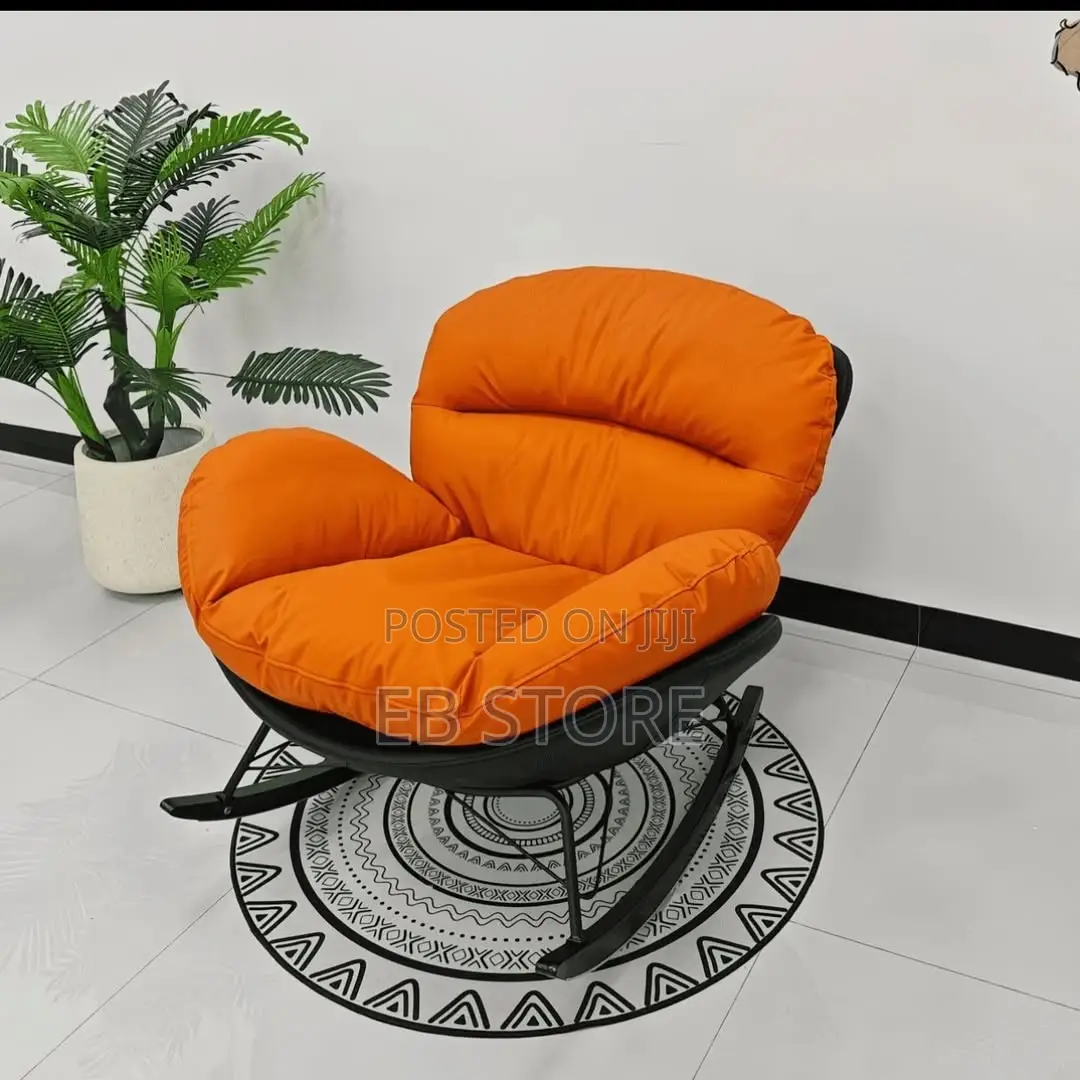 Luxury Rocking Lounge Chair With Ottoman – Soft Life Comfort Set