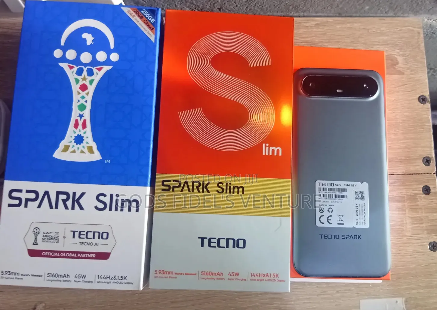 New Tecno Spark Slim 256 GB Gray