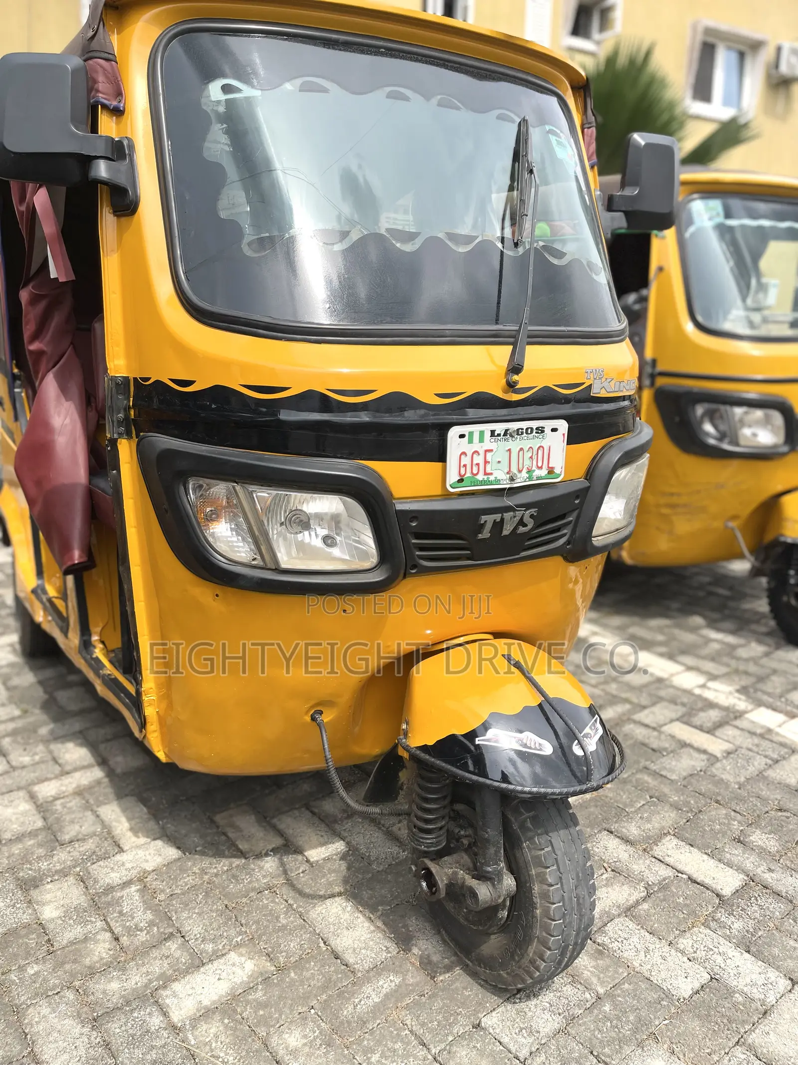 TVS King Deluxe Plus iTouch Start 2024 Yellow