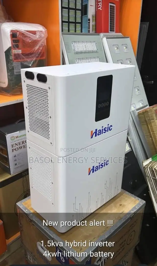 Hasic 1.5kva Inverter /4kwh Lithum Battery