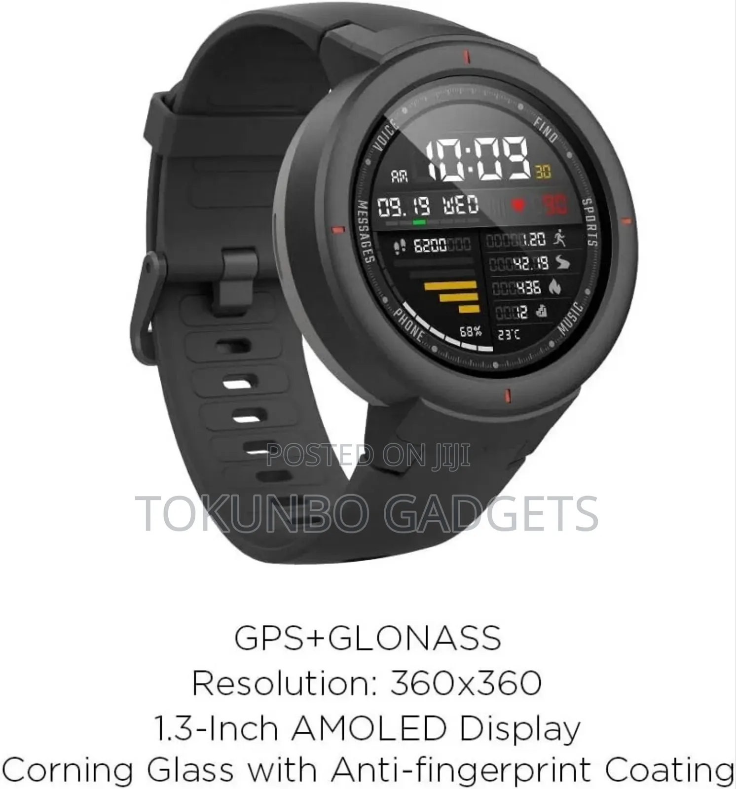 Amazfit Verge Waterproof Heart Rate And Activity Tracking Smartwatch