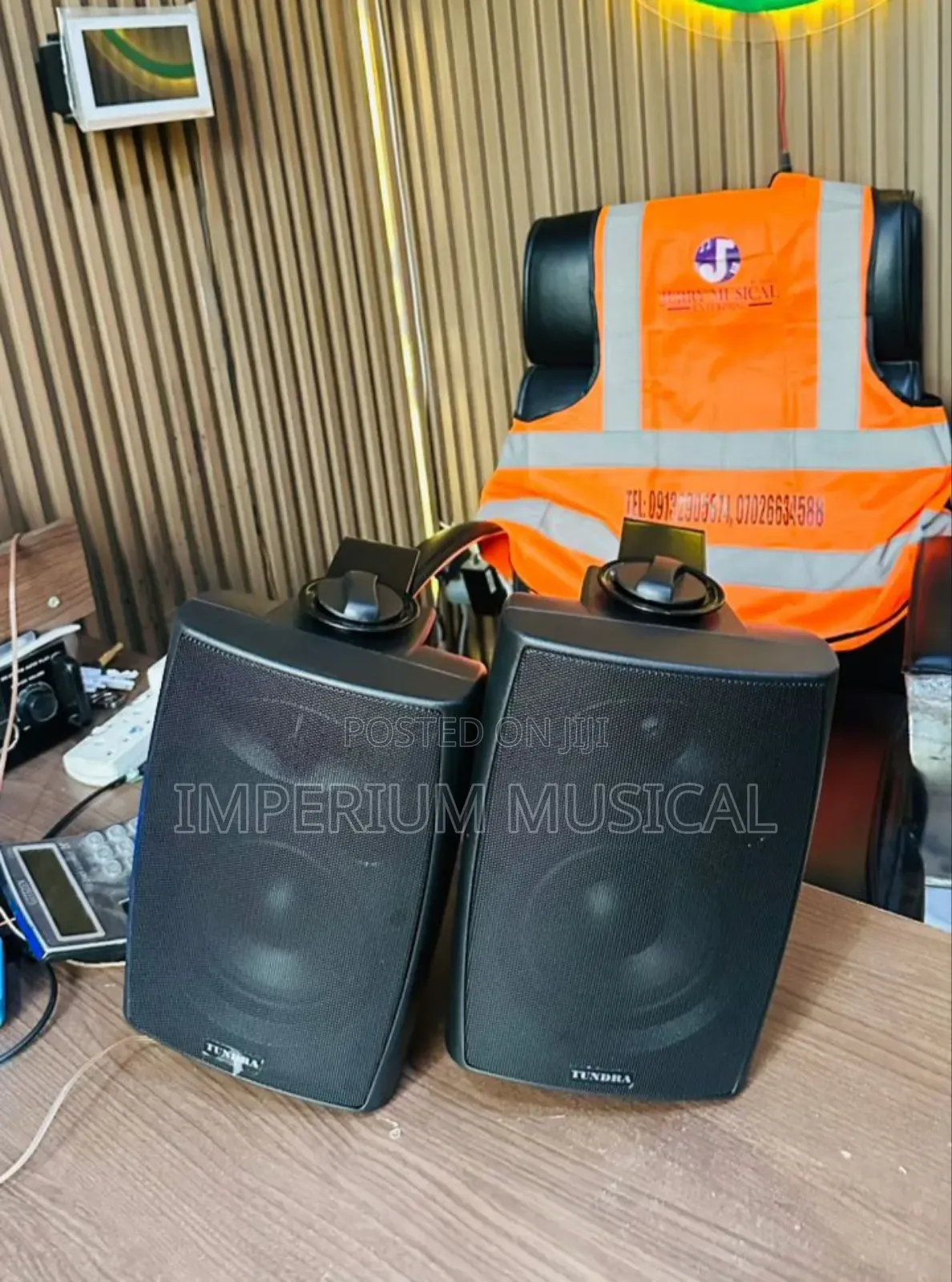 Indoor and Outdoor Speaker With Woofer