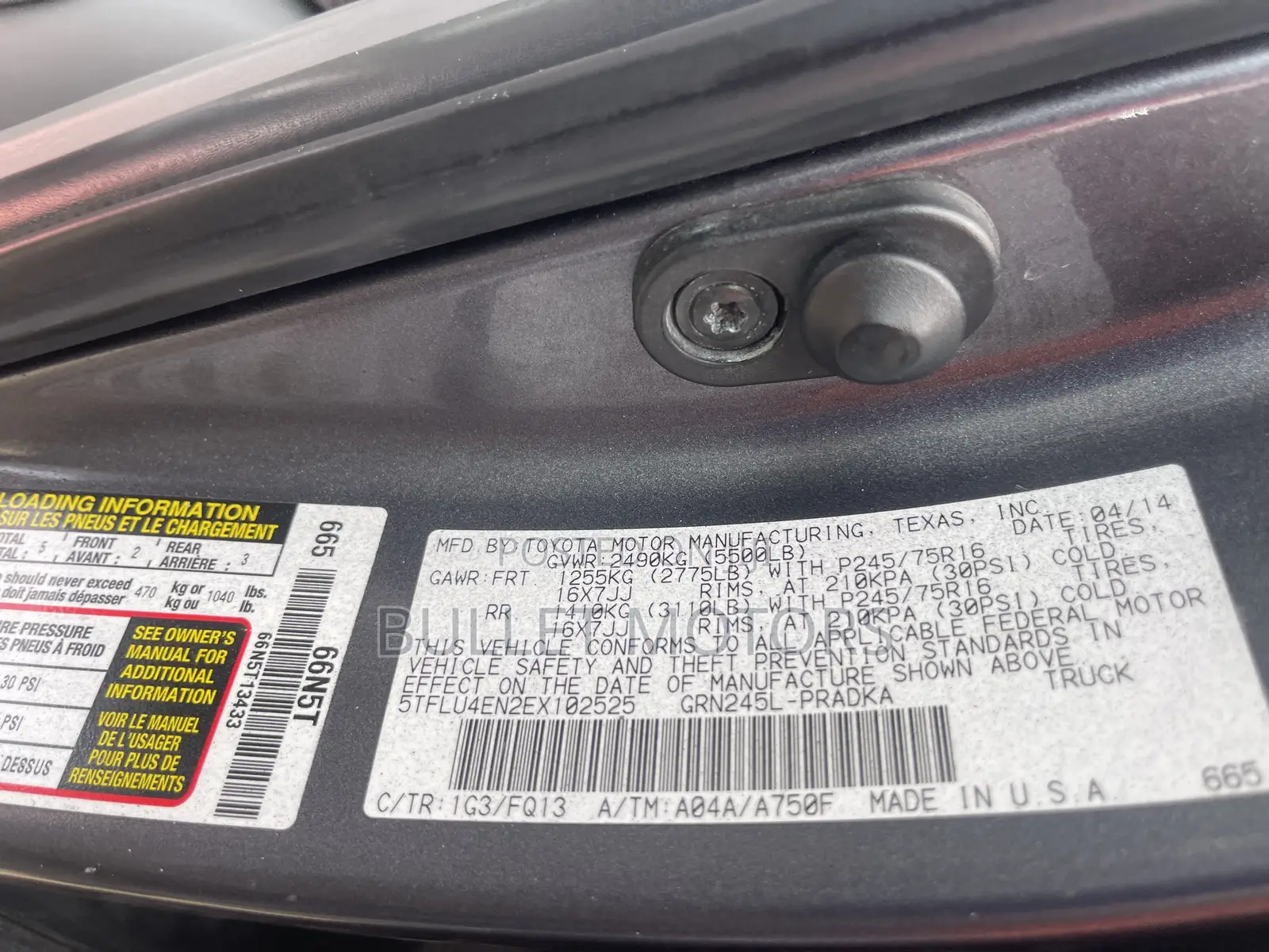 Toyota Tacoma TRD PRO V6 4dr Access Cab 4WD 6.1 ft. SB (4.0L 6cyl 5A)