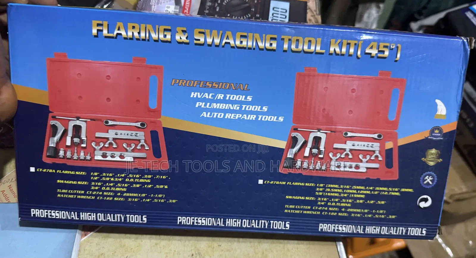 Flaring Swaging Tool Kit (Model Ct-278/Ct-278a) Used for Hvac