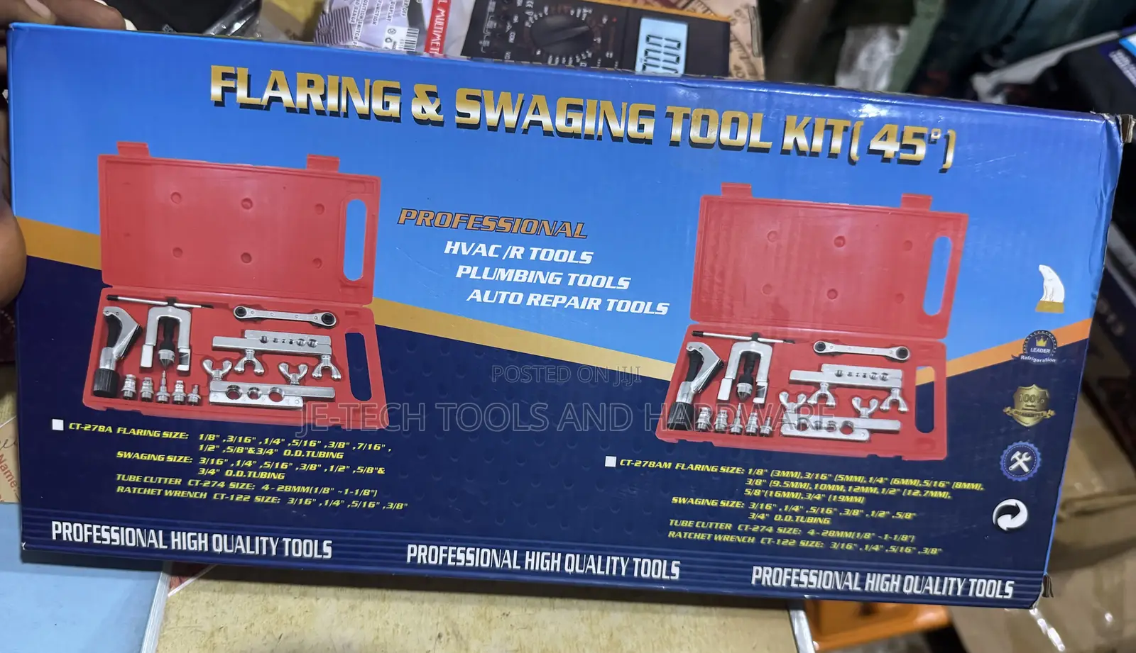 Flaring Swaging Tool Kit (Model Ct-278/Ct-278a) Used for Hvac