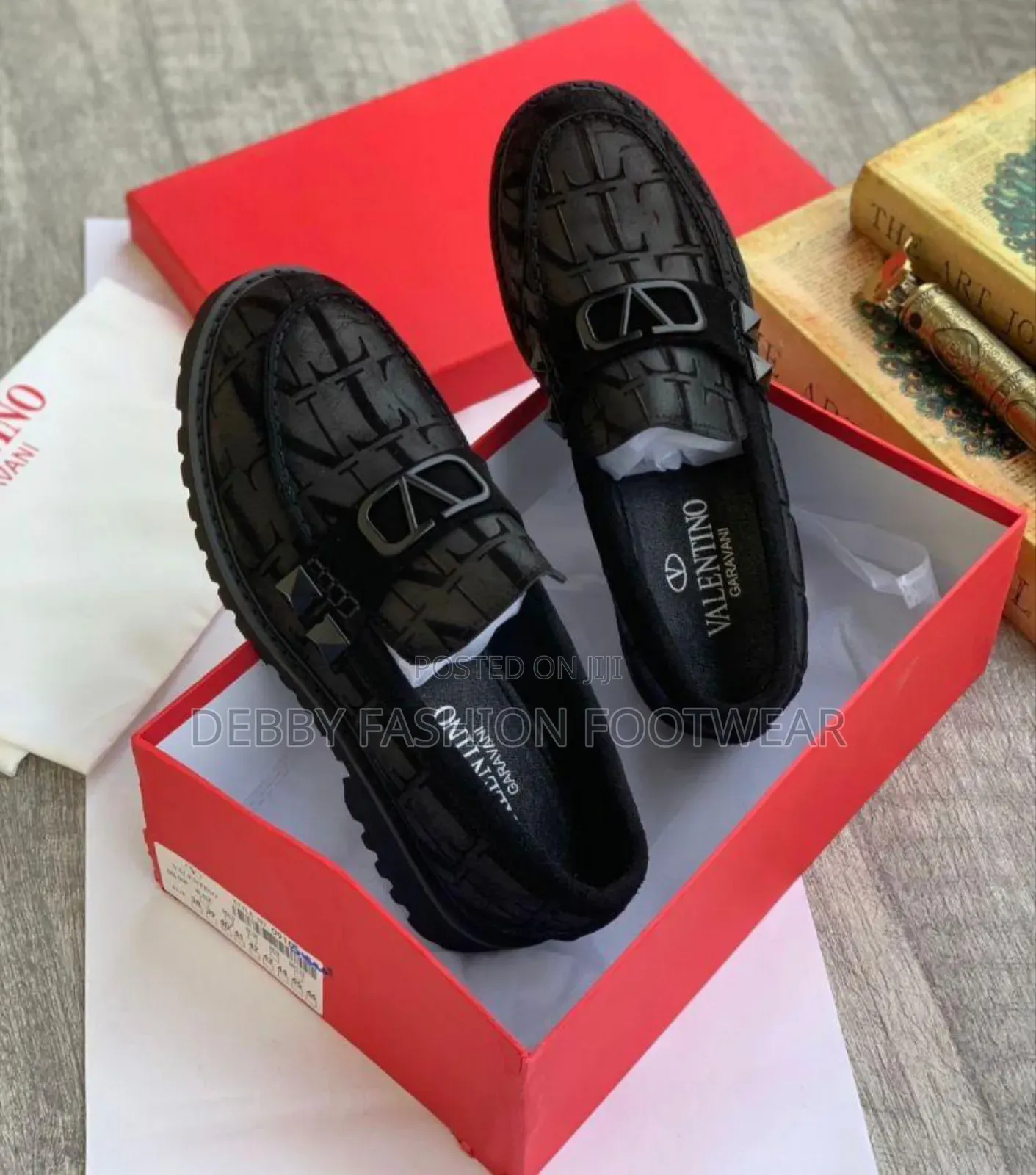 Valentino Garavani Black Shoes, Crafted for Elegance and Comfort.