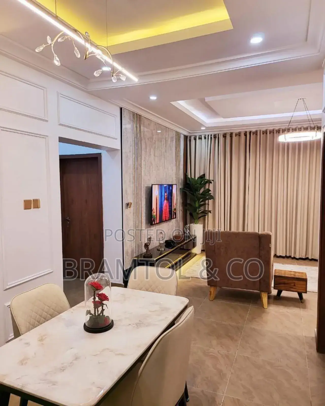 Furnished 2bdrm Block of Flats in Wuye for rent