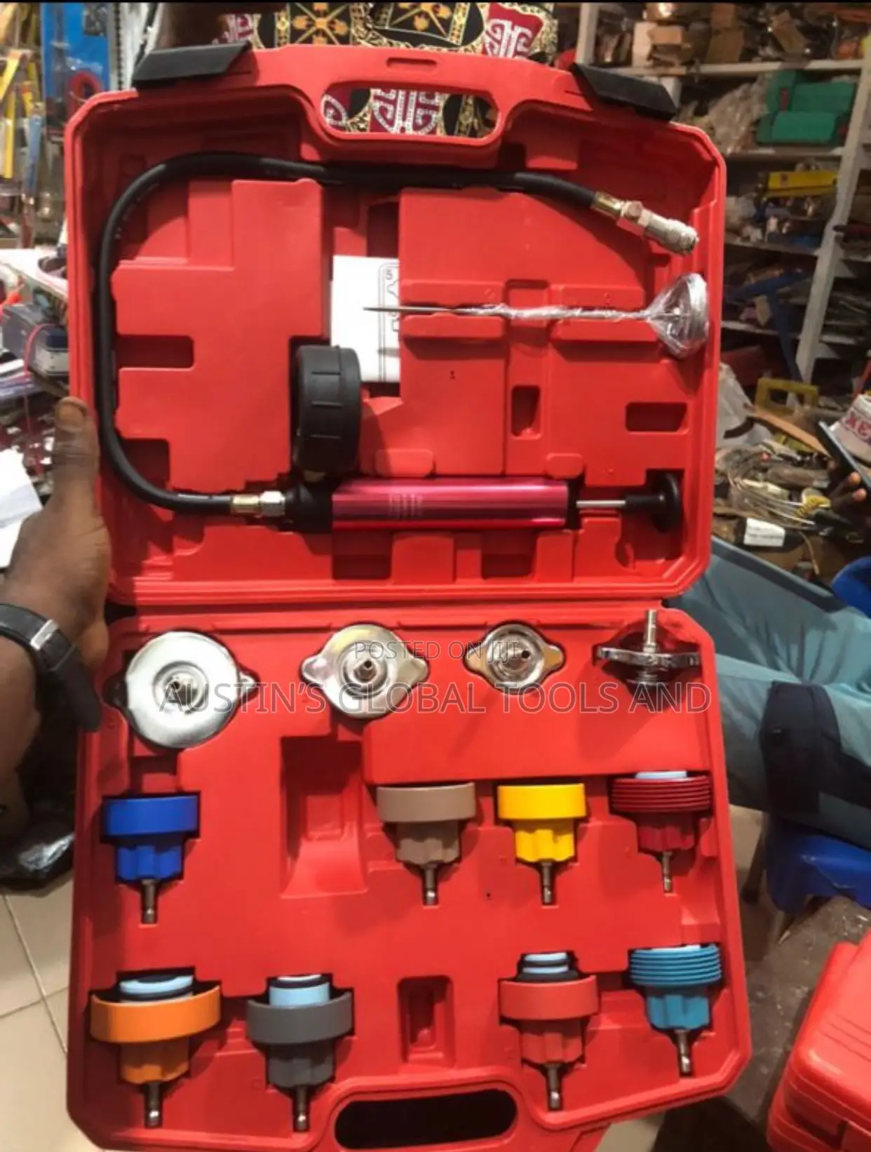 Universal Radiator and Coolant Pressure Tester Kit
