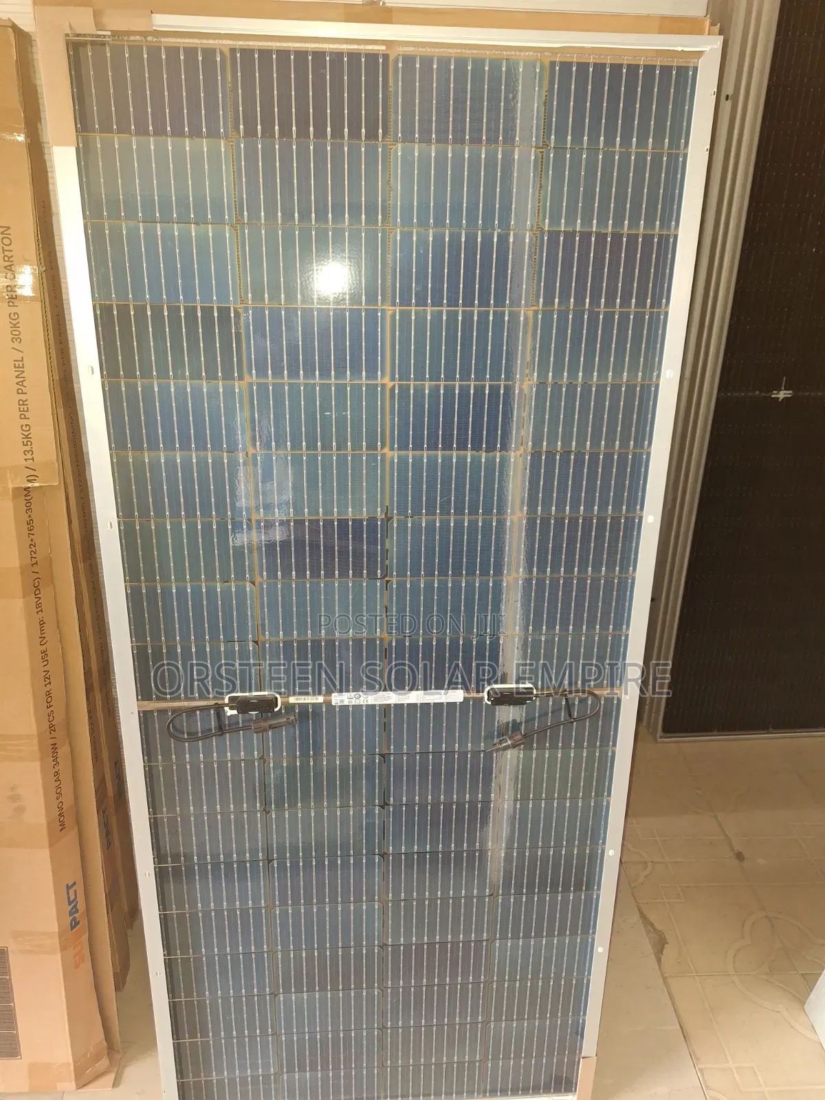 340w Solar Half Cut Bi Facial Panels
