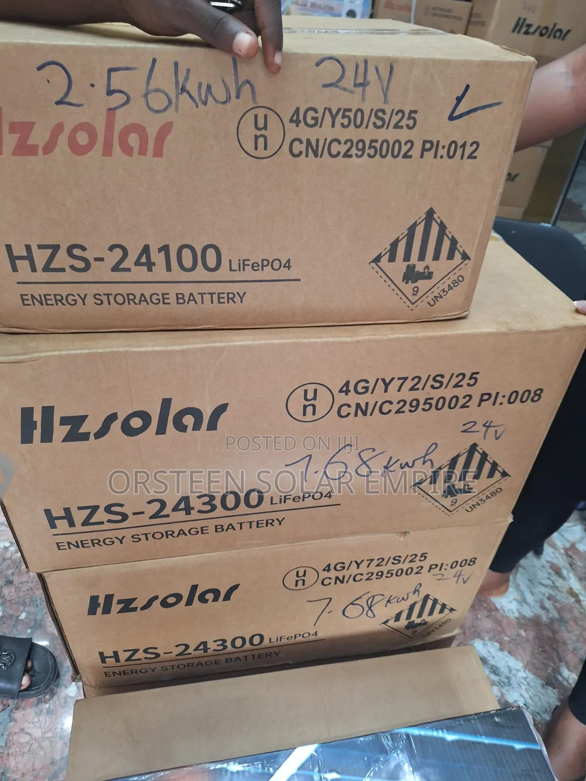 Hzsolar 7.6kwh 24v Lithium Battery