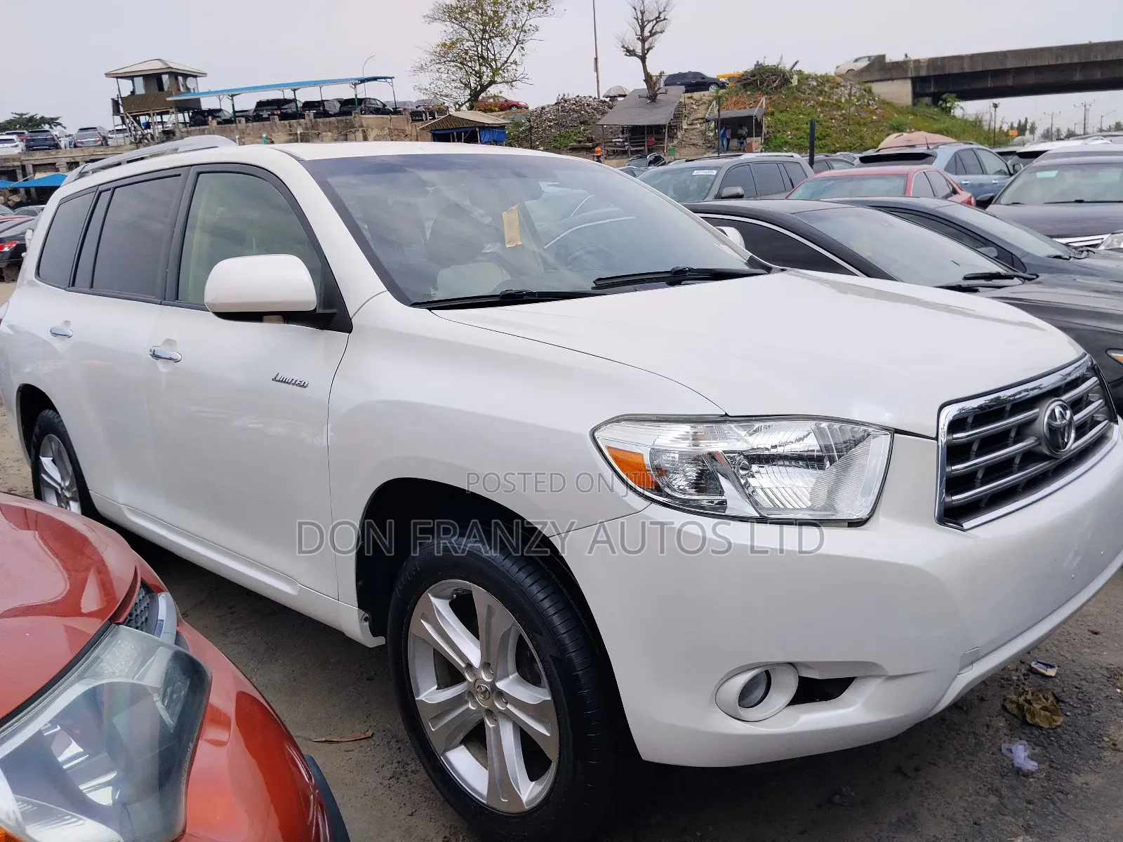 Toyota Highlander Limited 2010 White