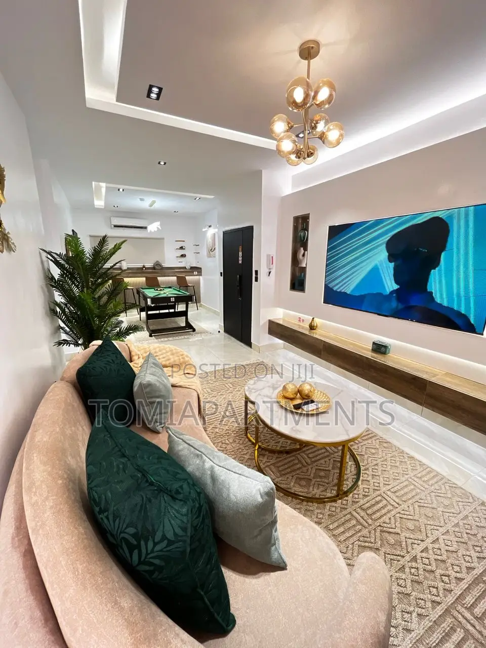 Brand New 3 Bedroom Shortlet Apartment With Snooker Table in Maryland