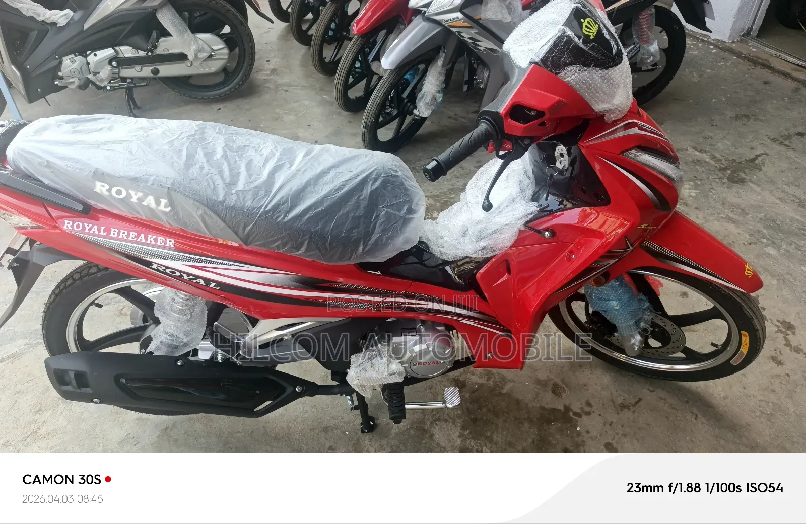 New Royal Motorcycle 2026 Red