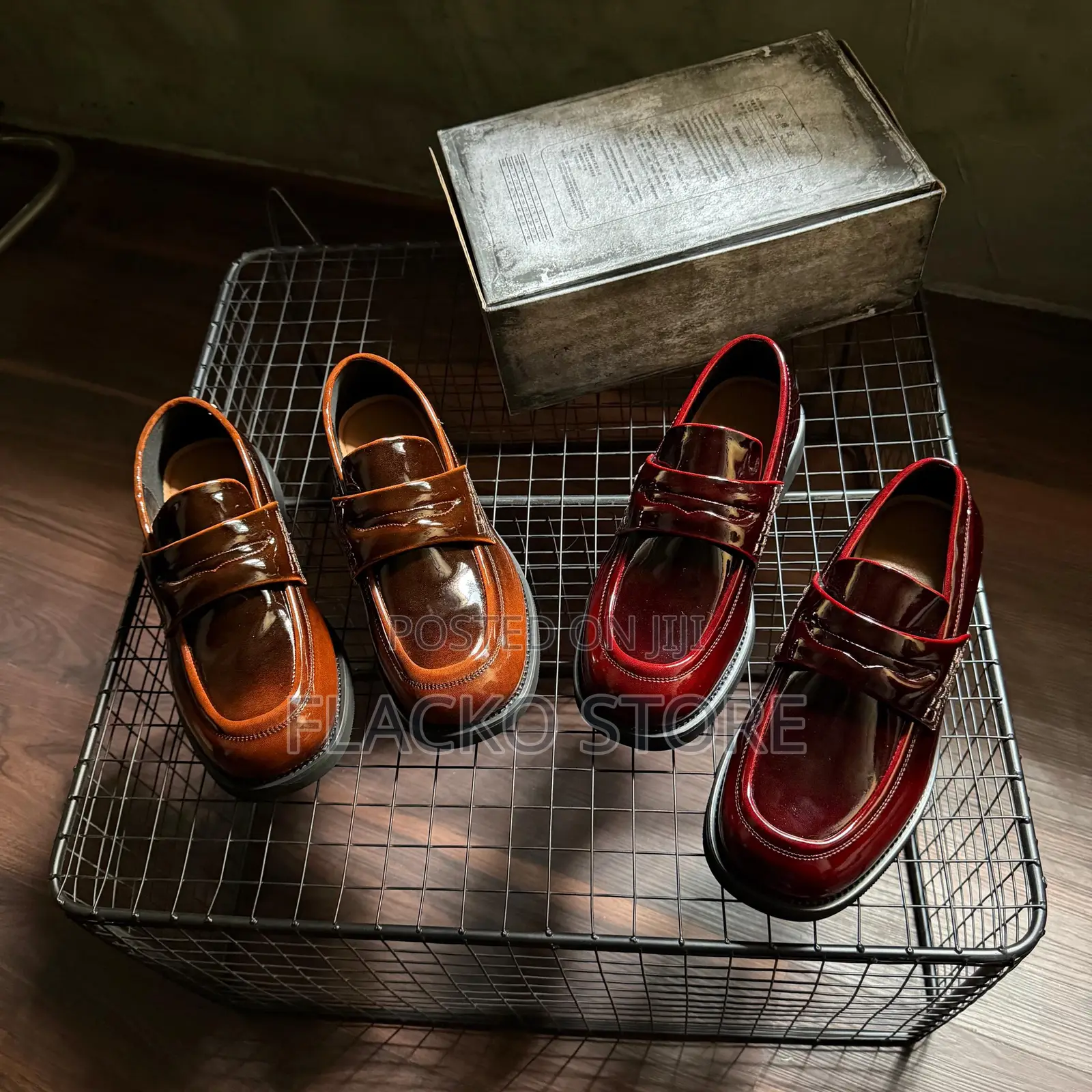 Original FDCP Bridge Patent Loafers Shoes