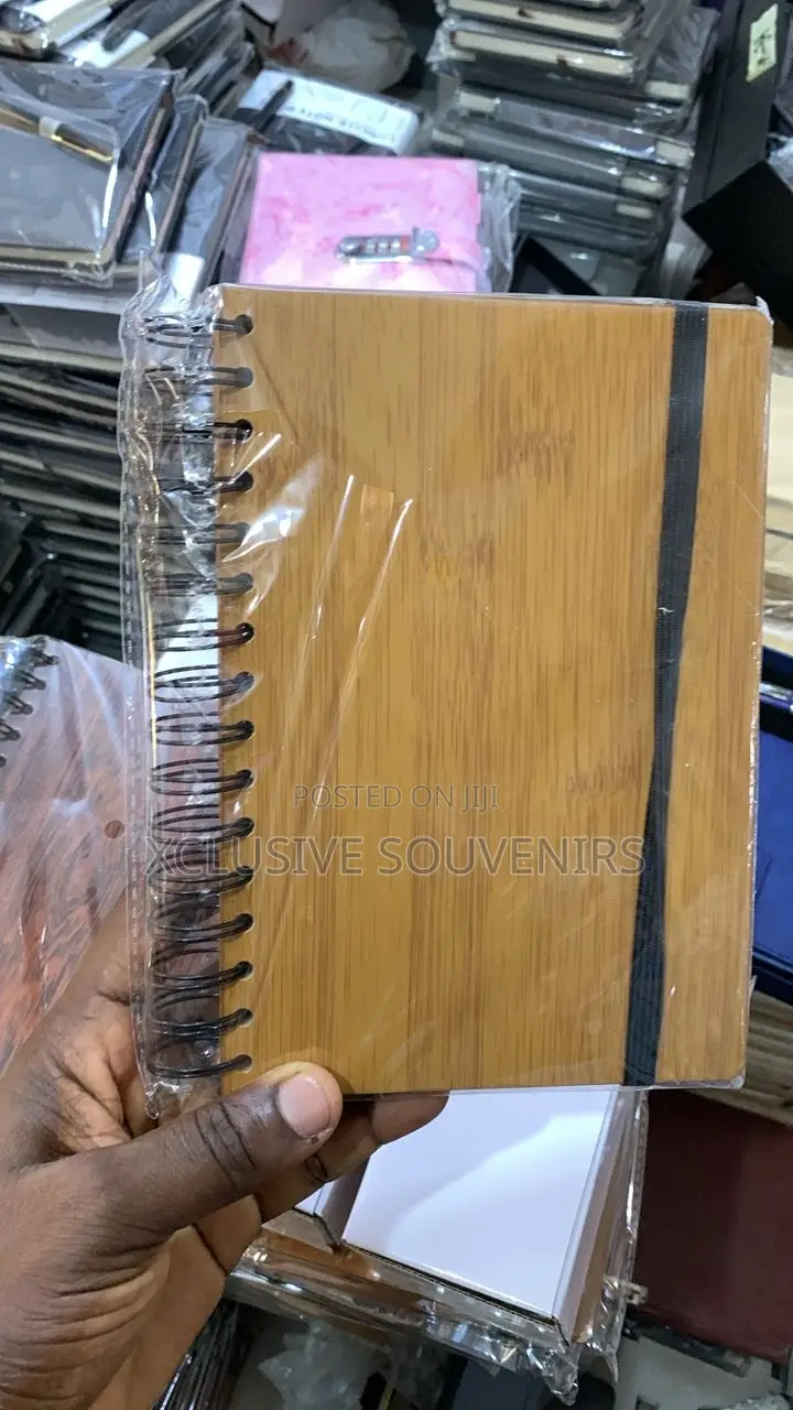 Bamboo Hardcover A5 Dairy With Spiral Binding