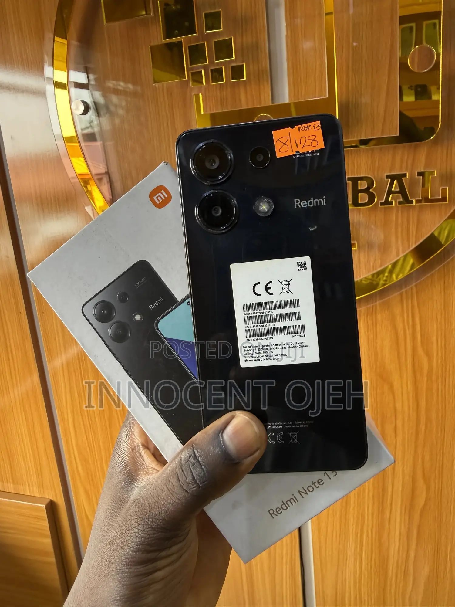 Xiaomi Redmi Note 13 128 GB Black