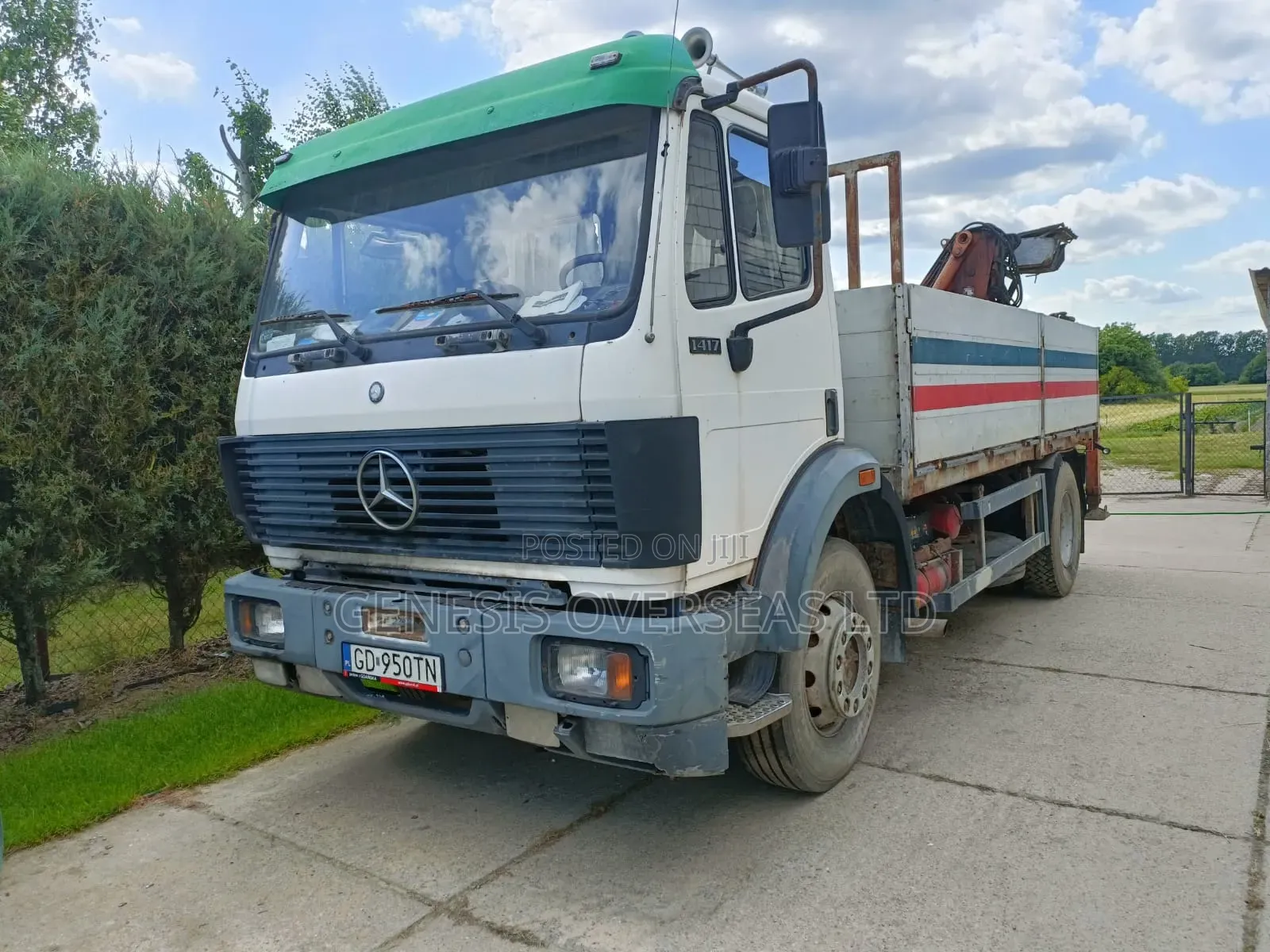New Arrival — Mercedes-Benz 1417 With Hiab for Sale!