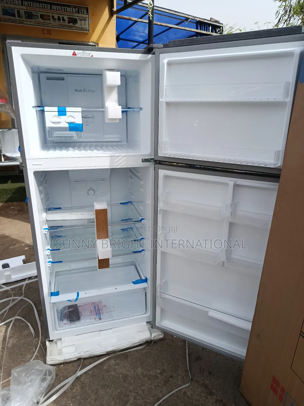 Scanfrost Standing Inventer Fridge 435liters