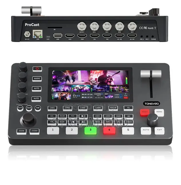 Tongveo Pc500 Procast 5-Channel Video Switcher