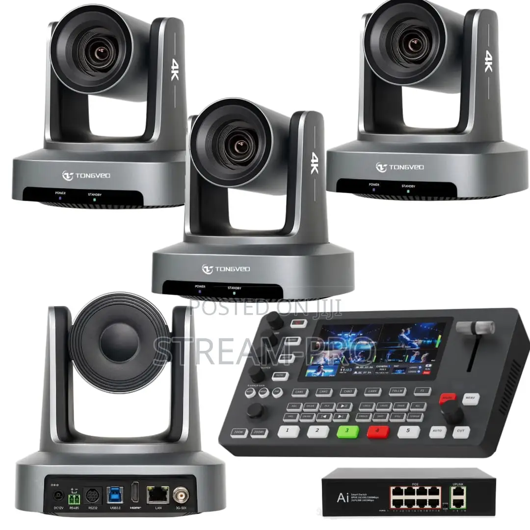 Tongveo Uhd Camera And Switcher Bundle