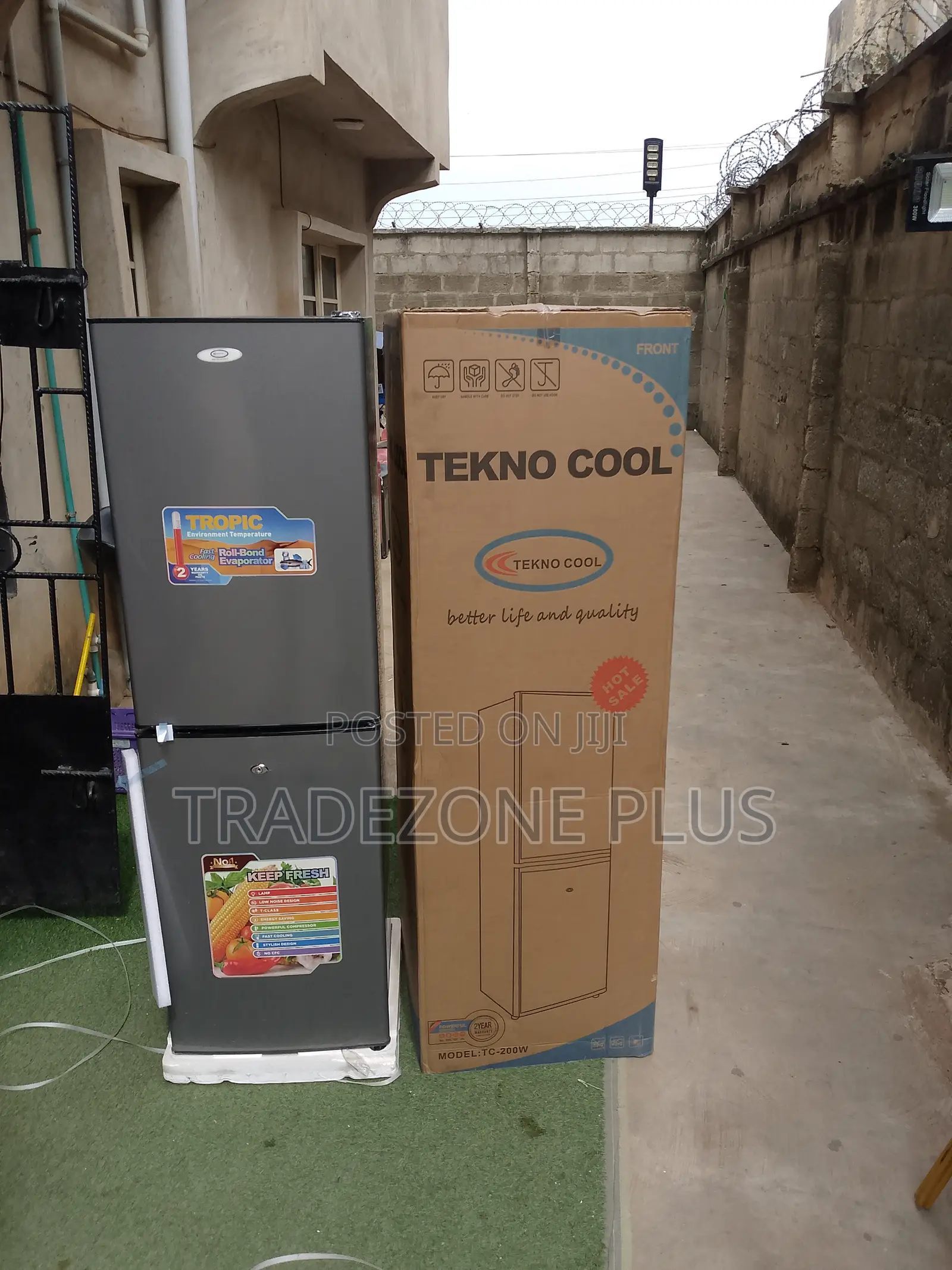 Tekno Cool Tc-200w Home Refrigerator – Silver Finish
