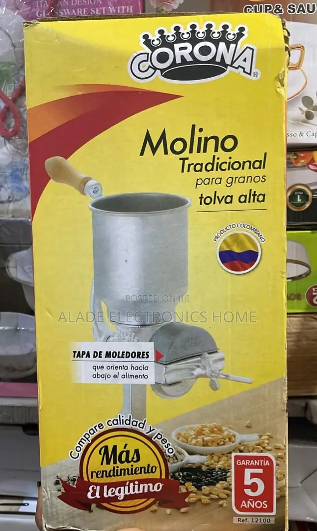 Corona Grinding Mill For Grains. 5 Yrs Warranty