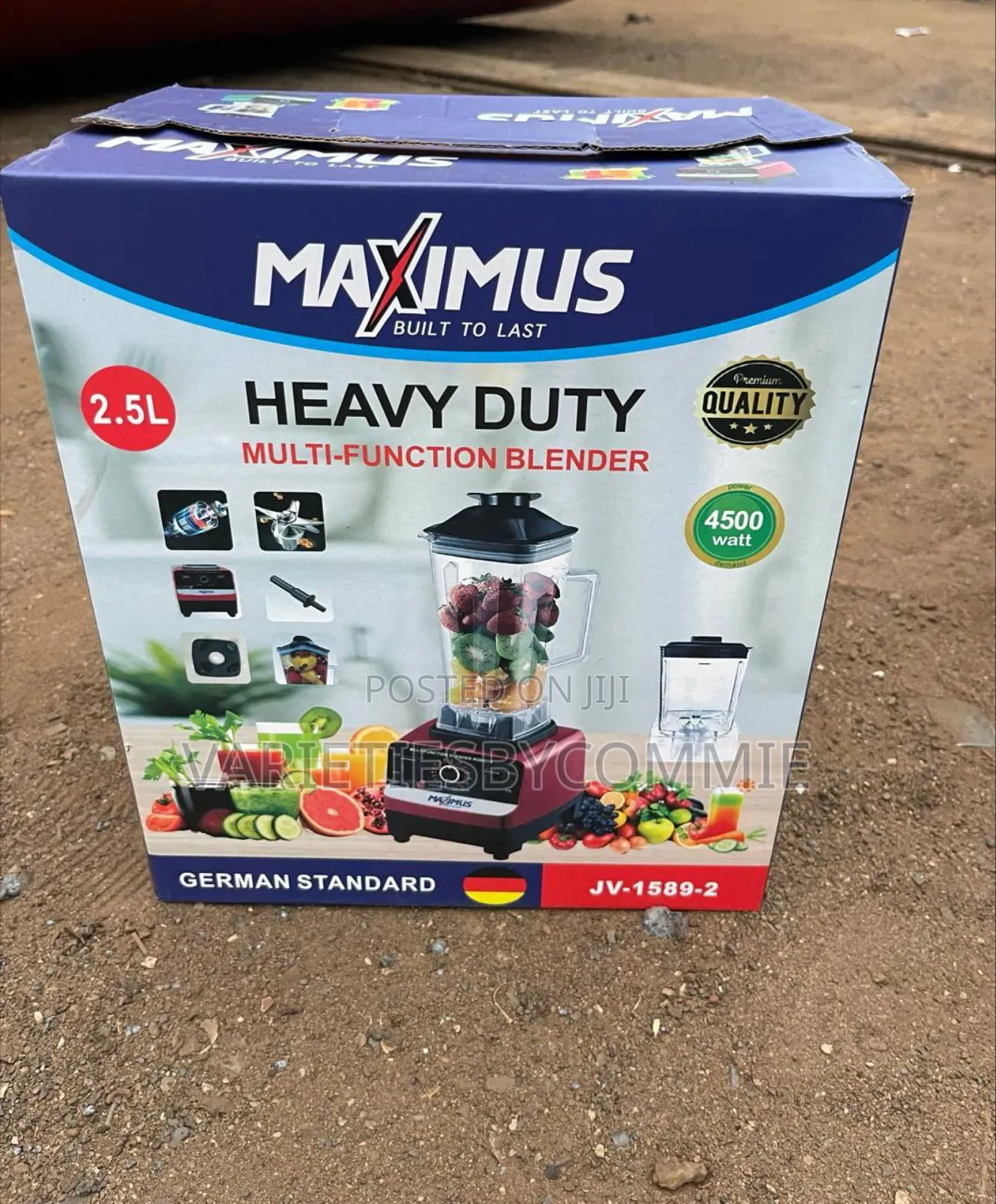 Maximus 4500w Quality 2in1 Multifunctional Blender (2.5l)