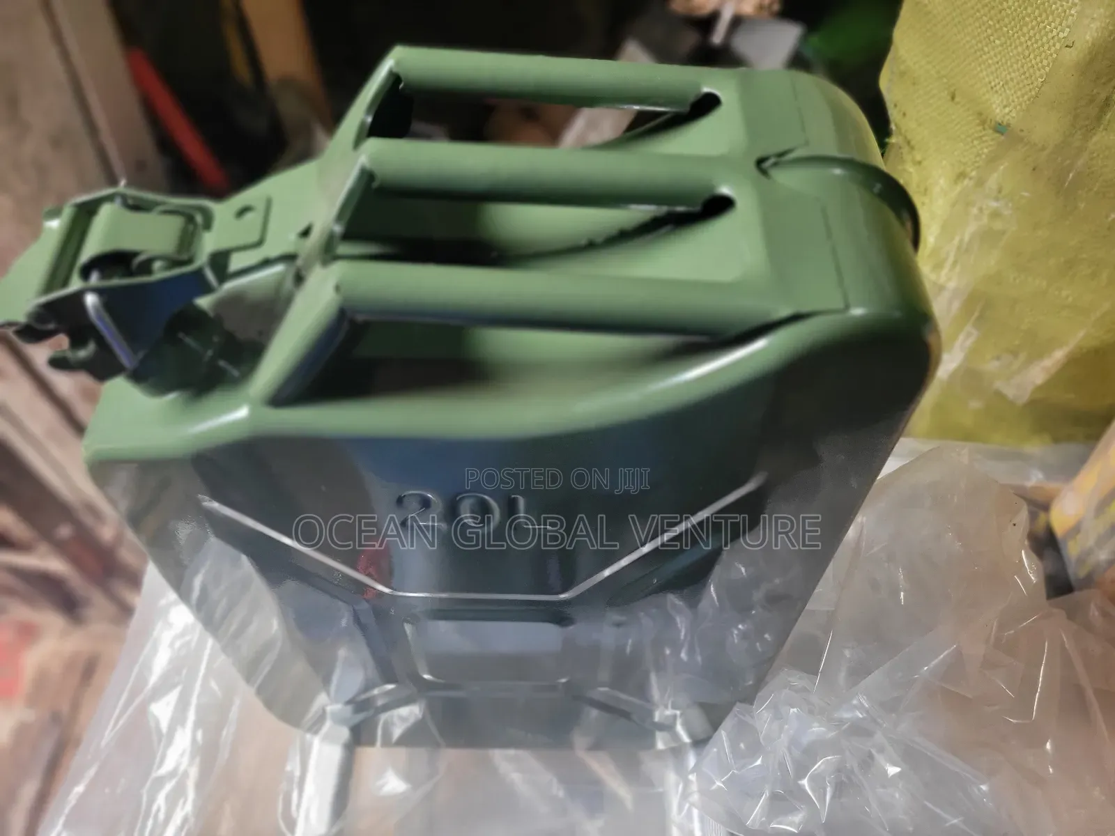 Empty Metal Jerry Can