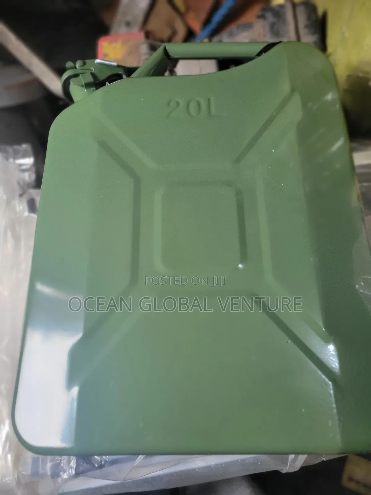 Empty Metal Jerry Can