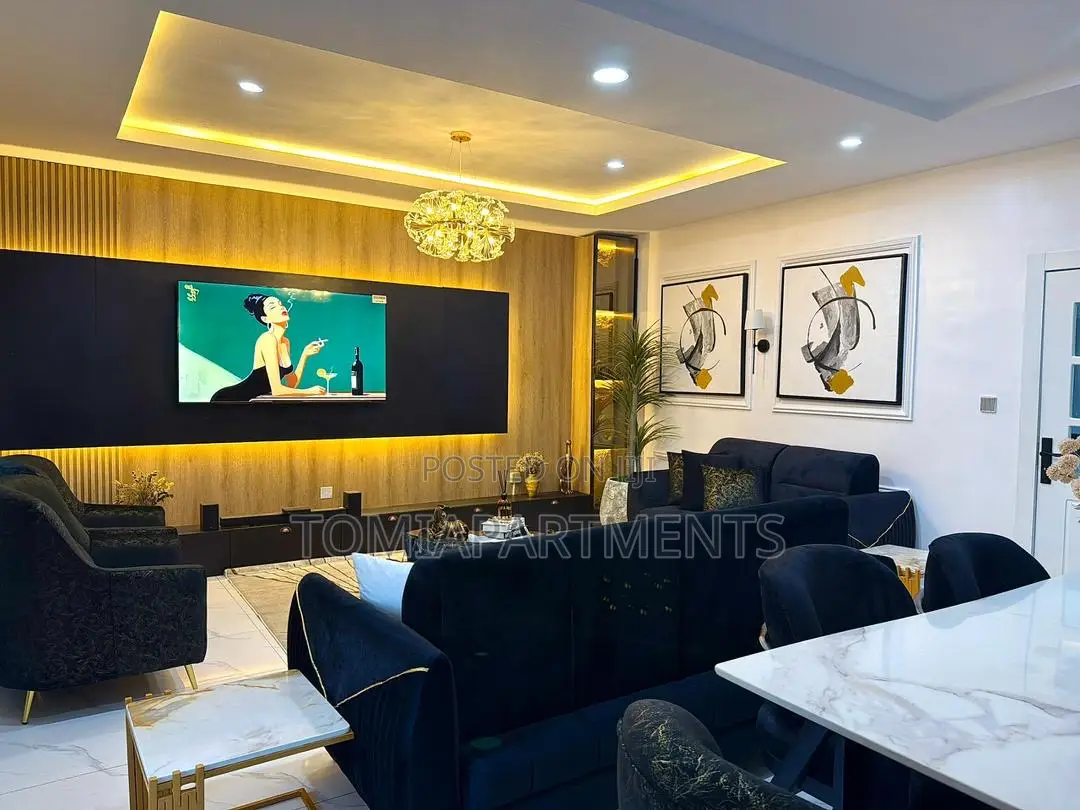 Brand New 4 Bedroom Terrace Duplex Shortlet With Gym Ps5 in Ikeja