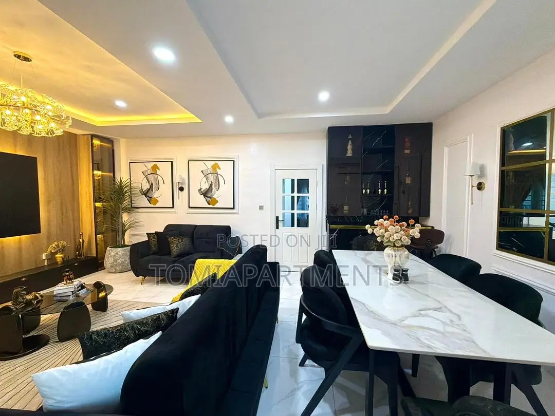 Brand New 4 Bedroom Terrace Duplex Shortlet With Gym Ps5 in Ikeja