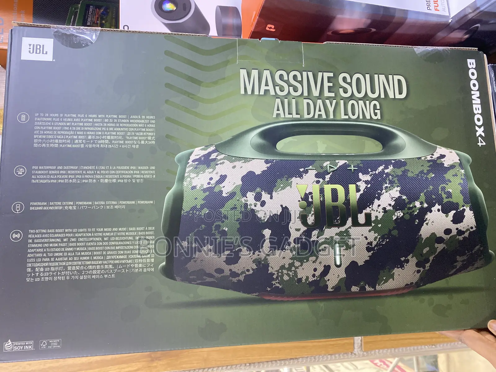 JBL Boombox 4 Portable Bluetooth Waterproof Speaker.