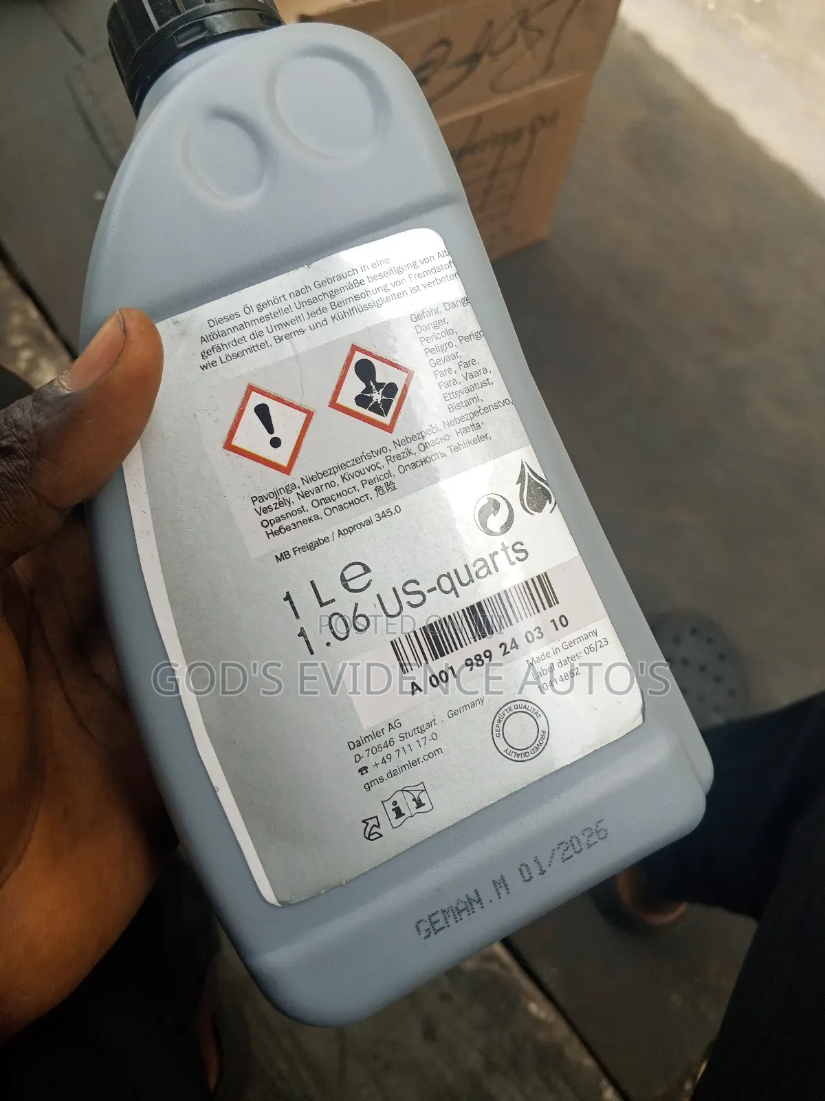 Mercedes Benz Gear Oil