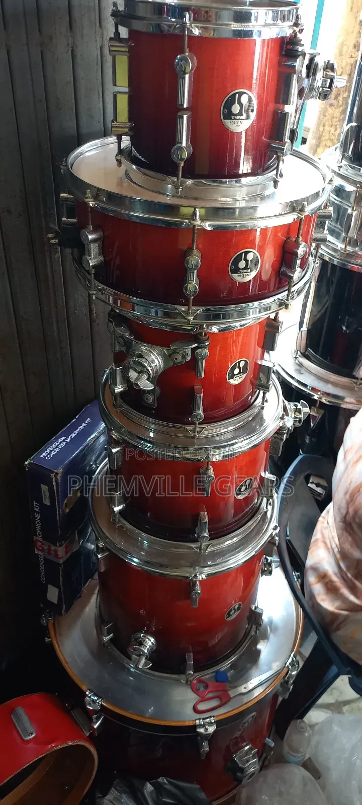Sonor Force 2007 Uk Used Quality 6set Drums