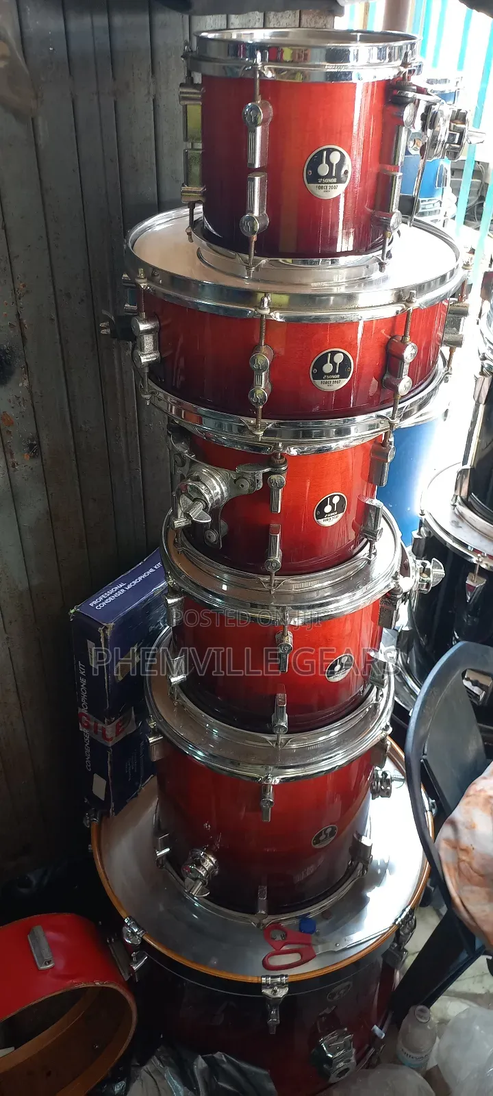 Sonor Force 2007 Uk Used Quality 6set Drums