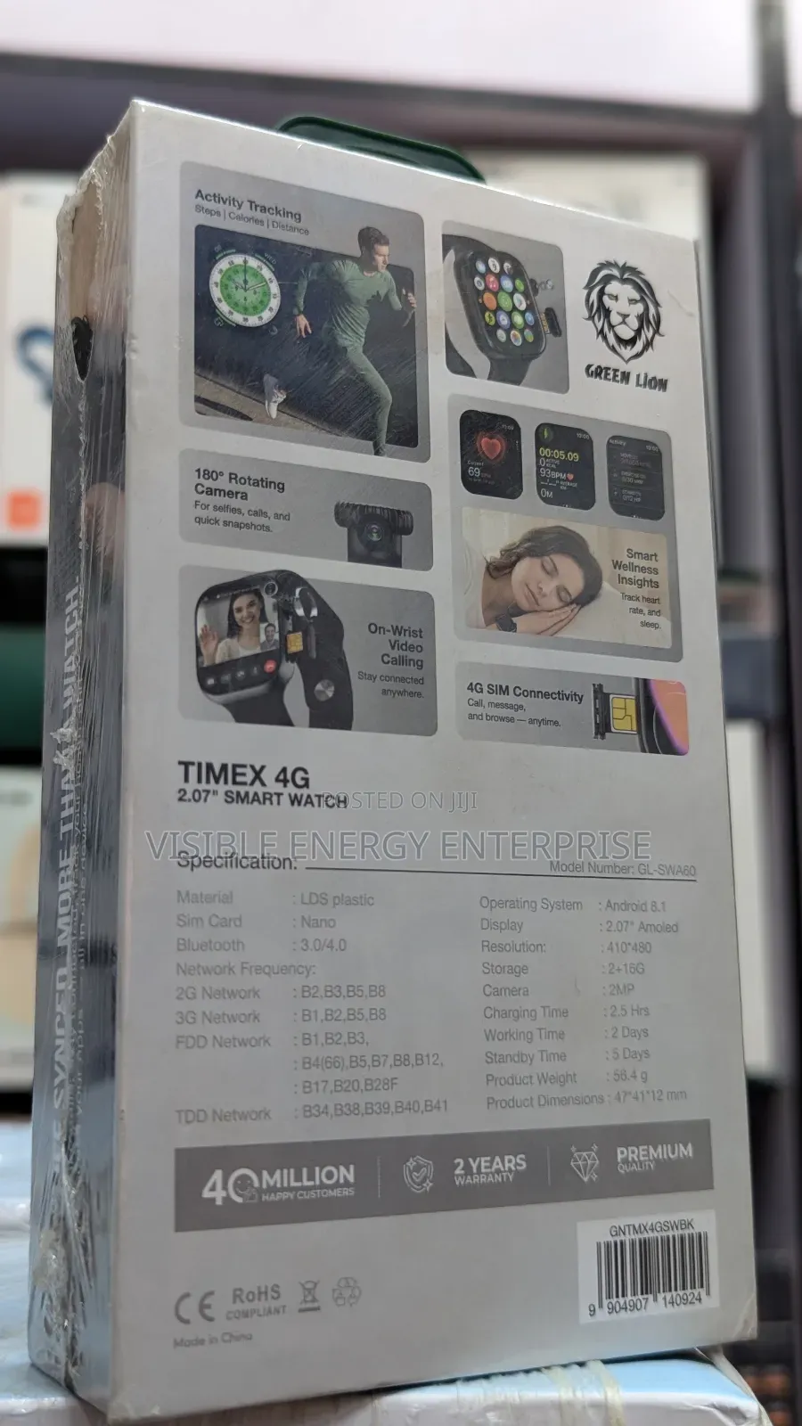 Green Lion Timex 4g Smart Watch