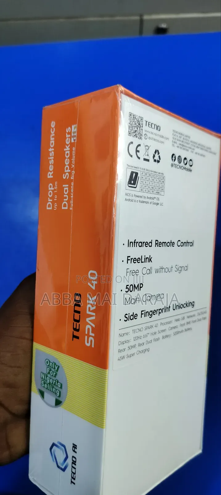 New Tecno Spark 40 128 GB Black