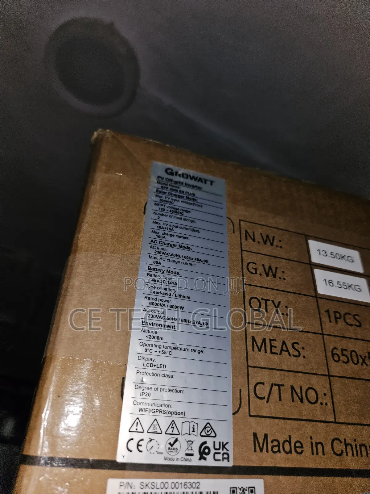 Growatts 6kva 48v Hybrid Inverter