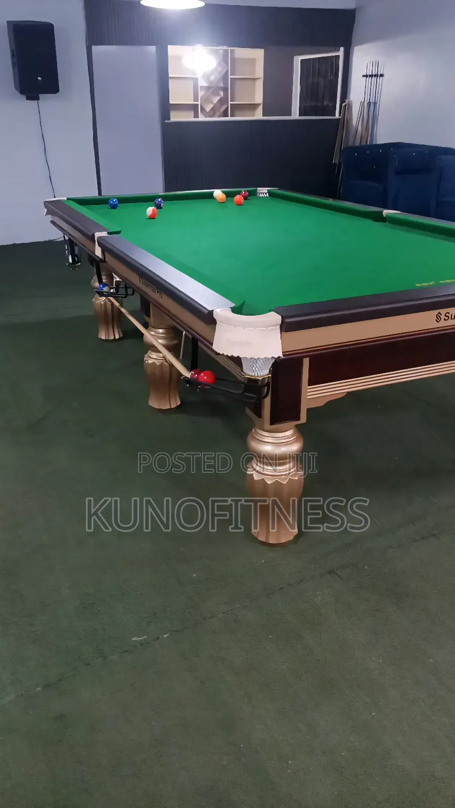 9ft Marble Billiard/Snooker Table – Full Accessories Included