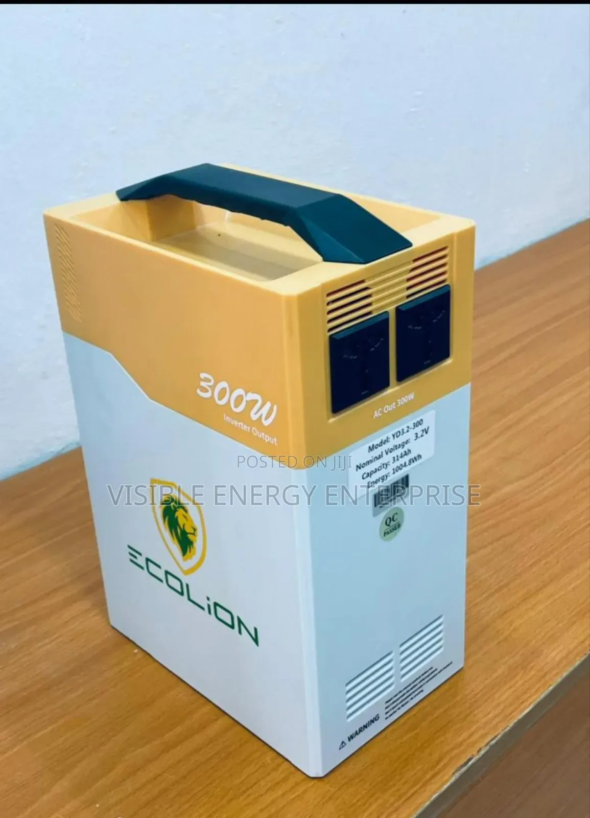 Ecolion 1kwh/300w E300 Solar Power Station