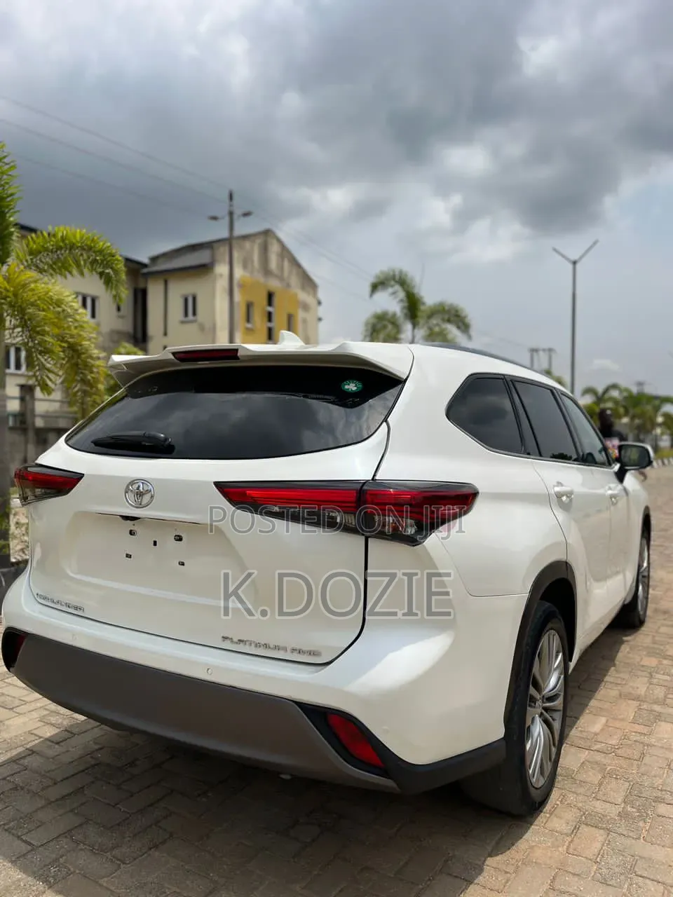 Toyota Highlander Platinum AWD 2020 White