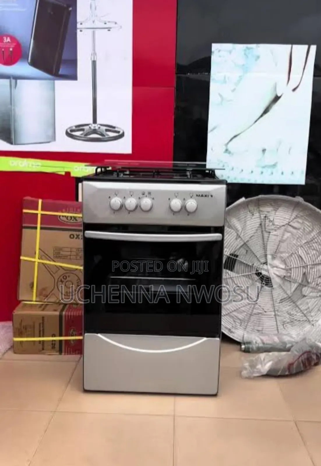 Maxi Electric Standing Gas Cooker 60x60