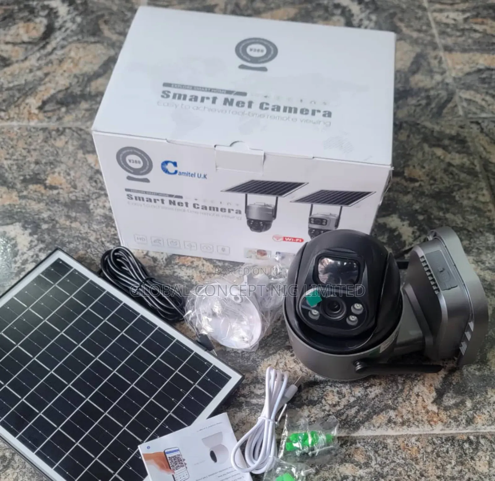 Wi-Fi Smart Solar Powered Camera