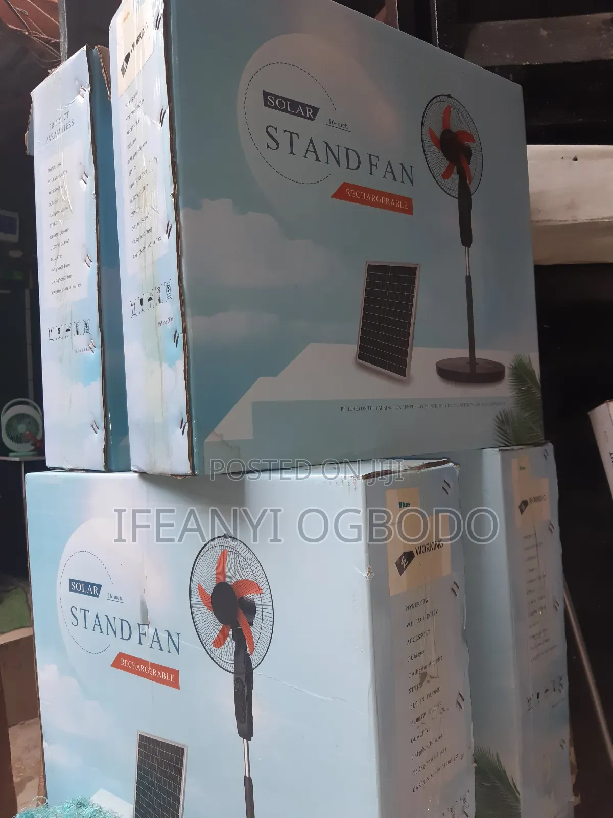 Solar Fan Ac and Dc 16inch