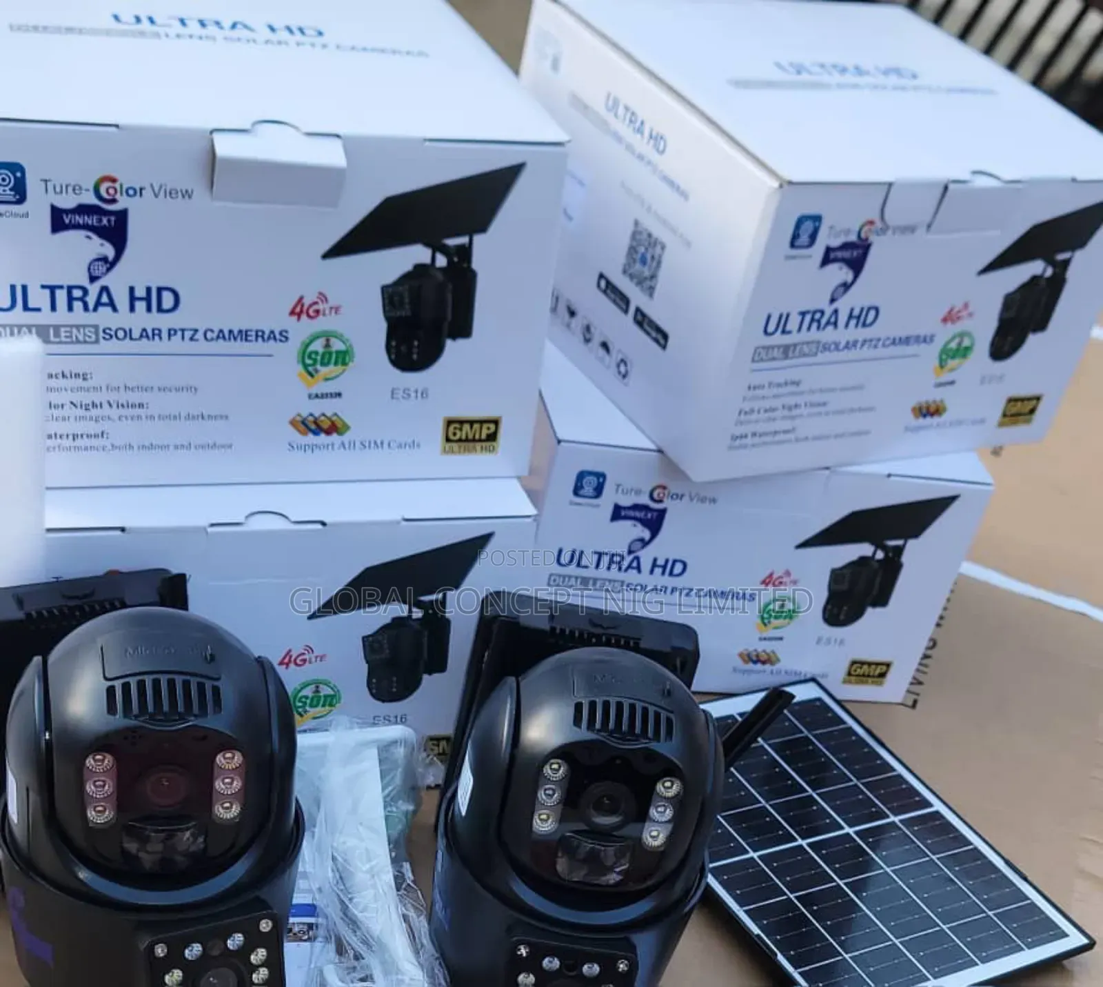 Duel Lens Solar Powered Camera