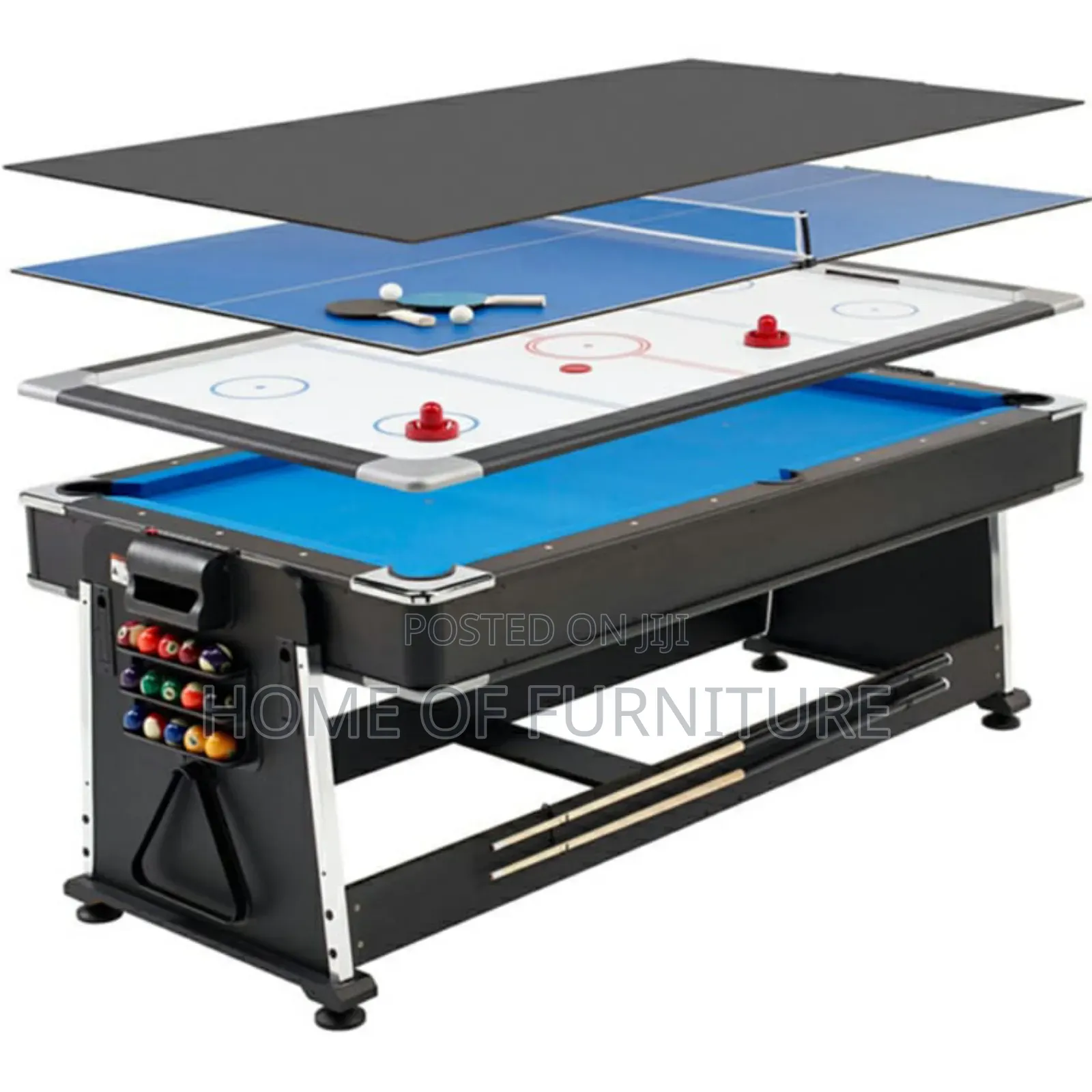 3-in-1 Multi-game Table – Complete Family Entertainment!