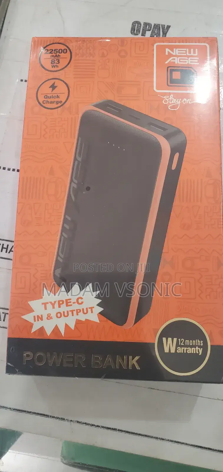 New Age 22,500mah Powerbank Na0225